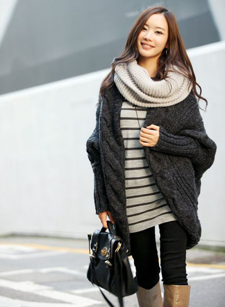batwing-sleeve-loose-style-slouchy-knit-pattern
